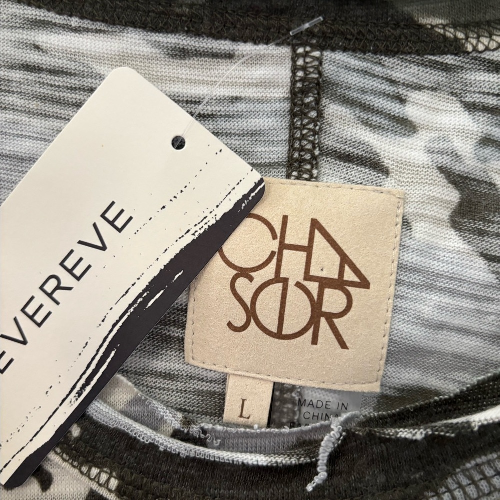 Chaser Shades Of Gray, Green & Cream Camo Tank Top New With Tags Size La… - Picture 5 of 14